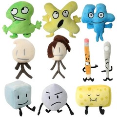 BFDI Battle for Dream Island Plush Figure – Stuffed Toy Gift for Kids & Fans