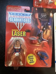 Lot 3 Laser Nitro Red Challenger American Gladiators Action Figure 1991 Mattel