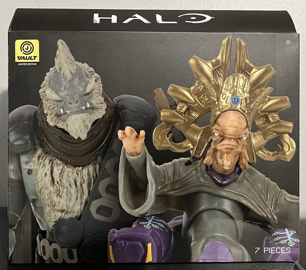 World of HALO Tartarus & Prophet of Mercy Figure 2 Pack Jazwares Vault Exclusive
