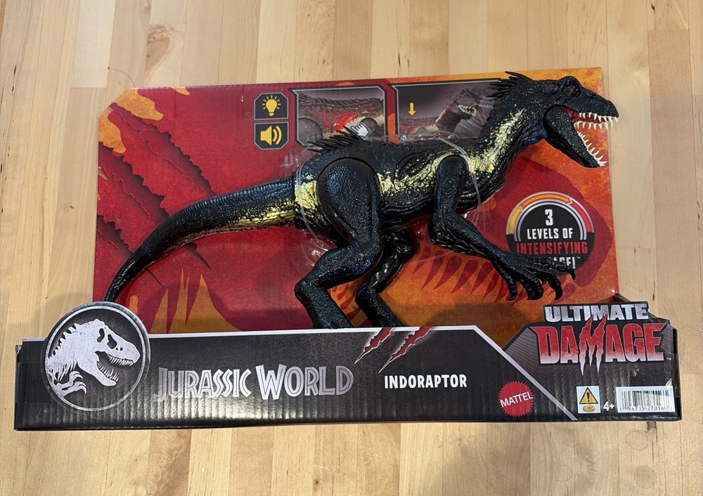 Jurassic World Chaos Theory Ultimate Damage Indoraptor New In Box