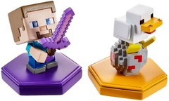 Minecraft Earth Boost Minis Attacking Steve Spawning Chicken/ 6 years and up NEW