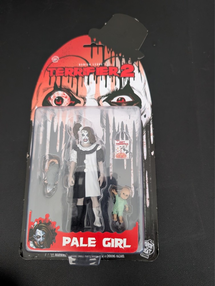 TERRIFIER 2 II PALE GIRL ACTION FIGURE TRICK OR TREAT STUDIOS DAMIEN LEONE NEW