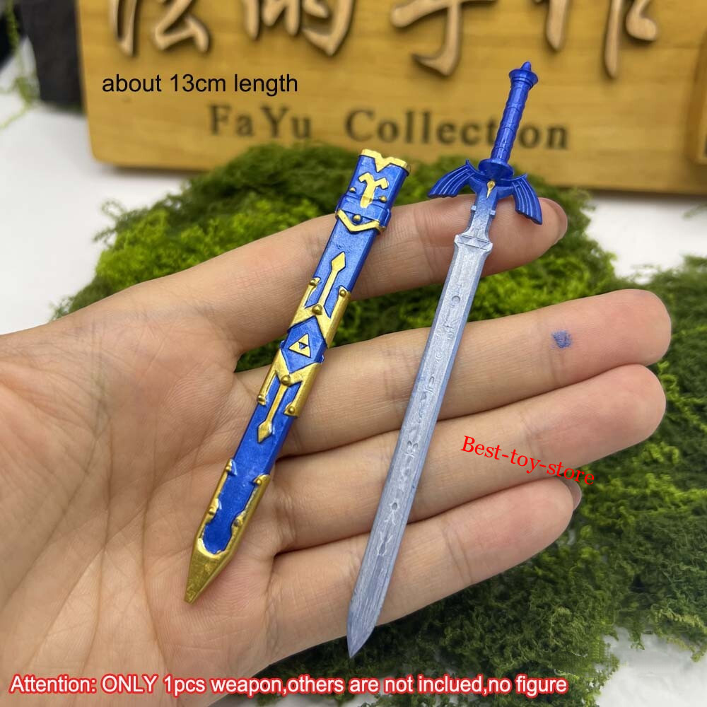 Premium 1/12 Sword w Sheath Weapon Model Decor For 6″ Action Figure Body