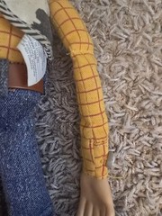 Thinkway Toy Story Lots O Laughs Woody Pull String Stomach Giggle w/Hat