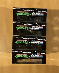 2026 Teenage Mutant Ninja Turtles X G.I.JOE Playmates Mikey, Donny, Leo, & Raph