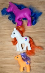 Vintage Hasbro My Little Pony & Trolls Toy 19x Figure LOT + Gi-Go Ponies mlp