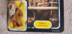 TRI-LOGO Vintage 1983 STAR WARS Return of the Jedi PAPLOO=Kenner 79 Back-Last 17