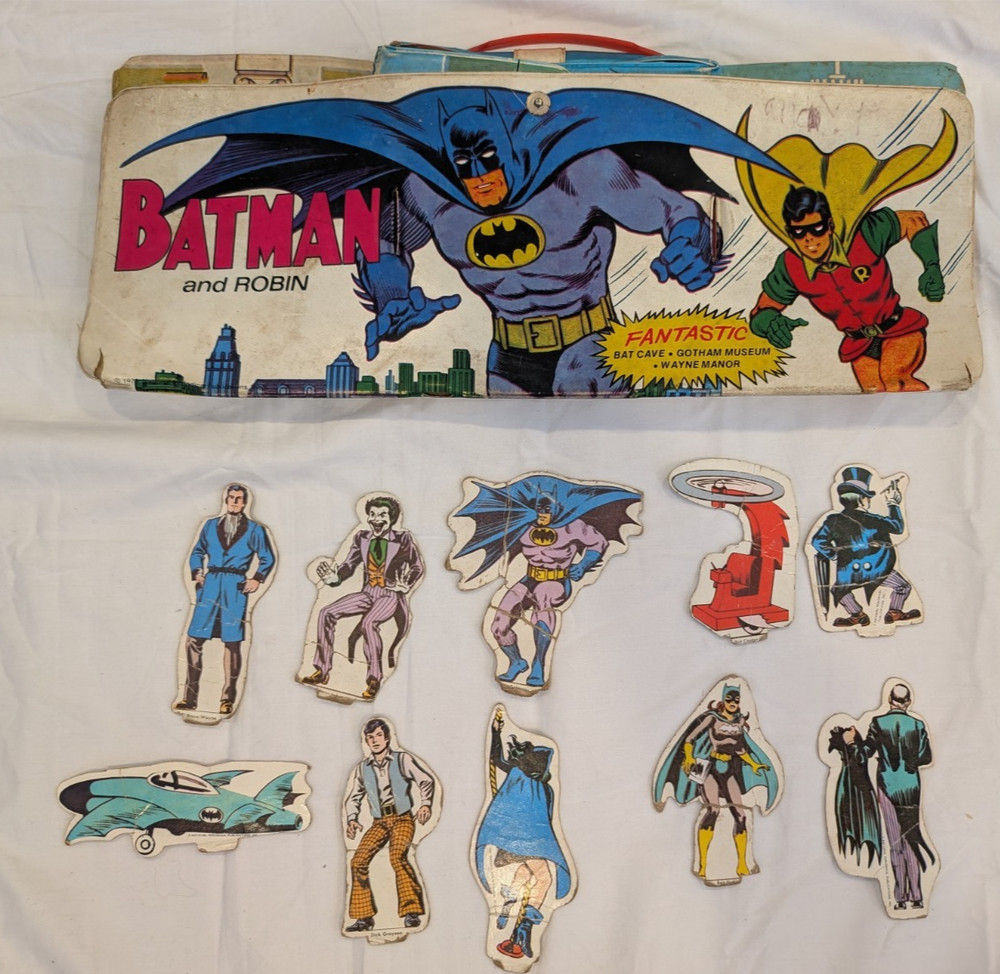 Ideal Batman and Robin Play Set 1973