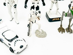 Star Wars Storm Trooper Clone Trooper Lot Rex Action Figures Plastic Die Cast