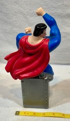 DC Comics Batman & Superman 10 oz Bubble Bath Bottles Kid Care 1990’s