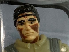 GI Joe 1989 Hasbro Inc “BULLHORN” 4″ Action Figure in Pack Poseable Toy