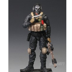 Pre-sale Premium 1/18 3.75″ Vest Cloak Ghost Figure Head Sculpt Weapon Headphone