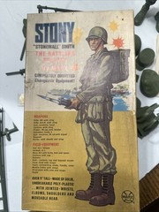 Vintage 1960’s Stony Stonewall Smith The Battling Soldier by Marx #2050 Rare