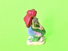 Princess Ariel Sitting Glitter Disney Store 3.5″ Figure Cake Topper PVC Toy