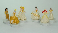 Disney PRINCESS MINI FIGURE COLLECTION #8 COMPLETE SET CAKE TOPPERS RETIRED NEW