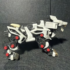 Zoids Tomy Mechanical Lion White Black Red Gold 2002 -incomplete/parts