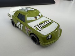 Disney Pixar Movie Cars Diecast Toy Piston Cup Race # 61 Vitoline James Cleanair