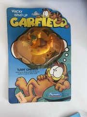 Playmates 1991 Wacky Wind Up Tubin’ Garfield Action Figure NEW