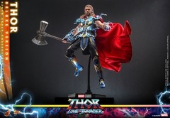 READY NEW AUTHENTIC HOT TOYS THOR LOVE THUNDER DELUXE MMS656 CHRIS HEMSWORTH 1/6