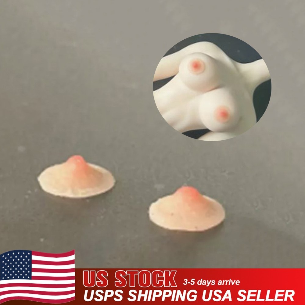 USA 1/12 Silicone Chest Patches Bust Patches for 6inch Female Action Figure Body