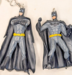 BATMAN Dark Knight PVC & Figure Lot x11 Batcycle Rider Hallmark Wheelies BTAS