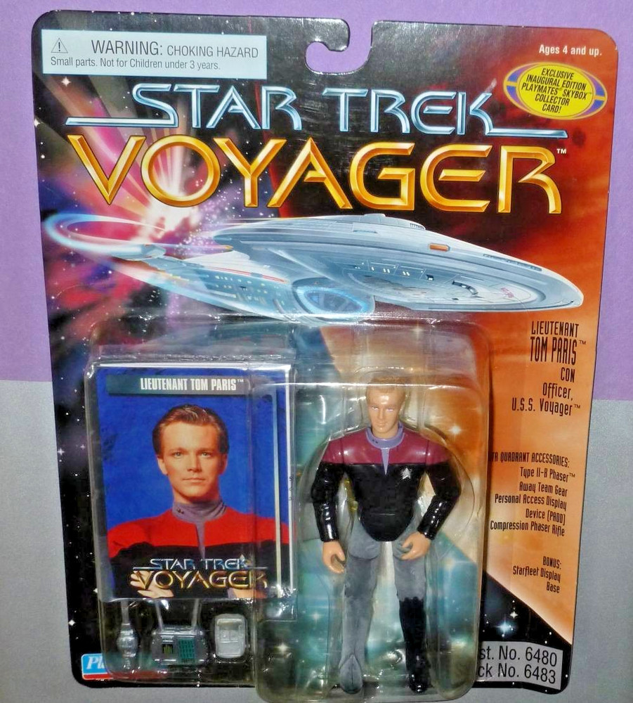 1995 Star Trek Voyager Lieutenant TOM PARIS – Skybox Card – Playmates #000054 !
