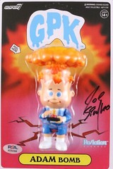 Autographed Joe Simko PSA Garbage Pail Kids Adam Bomb 5″ Figure GPK ReAction