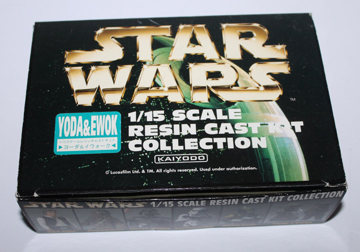 Kaiyoda Japan 1/15 Scale Resin Cast Kit Collection Yoda & Ewok Mode Kit Unused
