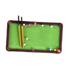 1:64 Scale Mini Pool Table Model Suitable Resin Scale Scenes Props Trendy