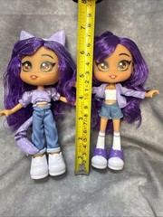 Aphmau Sparkle Edition & Fashion Dolls & Meemeows Purple Pink Collectible Case