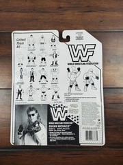 Vtg 1993 WWF HASBRO Shawn Michaels Yellow Cardback Card Back Series 7