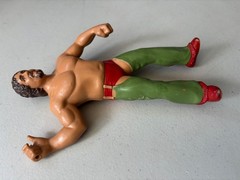 WWF LJN Wrestling Superstars Terry Funk Figure Hat Branding Iron Poster Card WWE