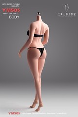 1/6 Female Pale Skin Large Breast Flexible Seamless Body&Details For 12”Figure