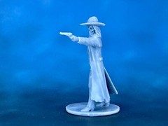 Action Figure Ghost of a cowboy Collectible Miniature Unpainted 1/24 scale 80mm