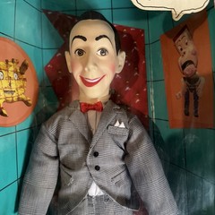 Vtg 1987 Pee-Wee Herman Talking Doll Matchbox Factory Sealed Broken Pull String