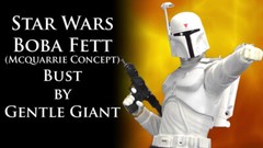 GENTLE GIANT STAR WARS RALPH McQUARRIE CONCEPT BOBA FETT 1/6 BUST 2009 SDCC *US*