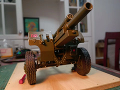 M101 Howitzer 3D Printed 1:16 Scale HighPrecision M2A1 Nylon Components Toy Gift