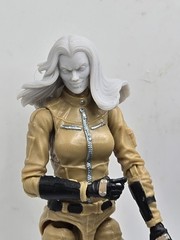3d Printed YELLOW LIGHT LADY DRAK HEAD 1:18 3 3/4″ GI Joe 25th Anniversary B140