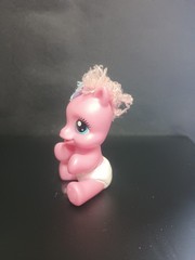 My Little Pony Baby Newborn Cuties MLP Hasbro Pinkie Pie In White Diaper 3”