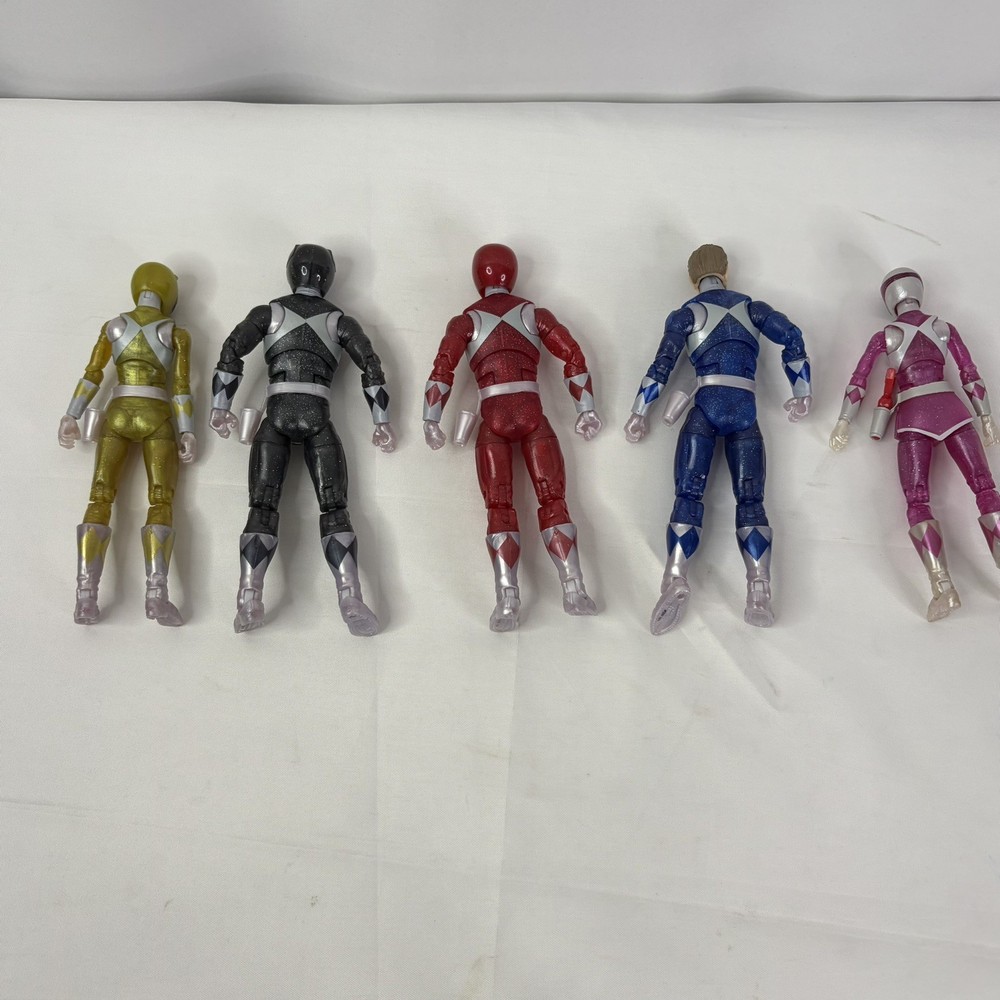 Power Rangers Lightning Collection Mighty Morphin 1 Metallic Lot