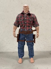 PB-WOLCOW-SET: 1/12 Cowboy outfit set for 6″ muscular body figure