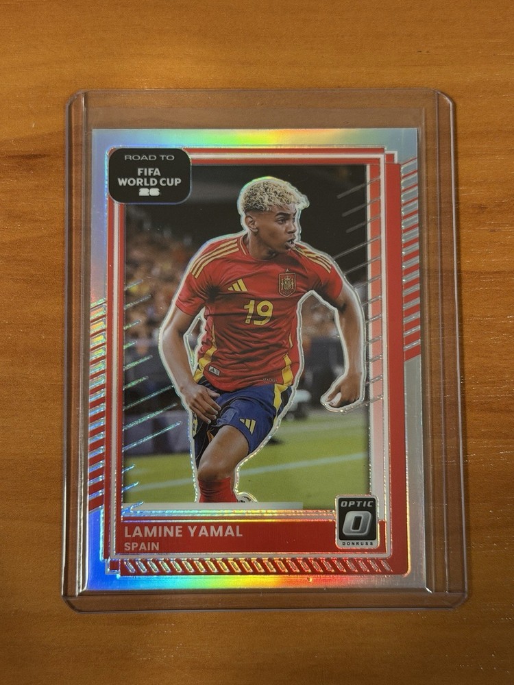 2025 Panini Donruss World Cup Lamine Yamal silver refractor Spain optic
