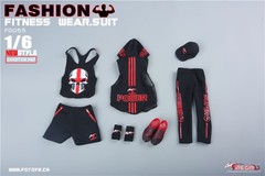 Fire Girl Toys 1/6 FG055 Fashion Fitness Coach Set Fit 12in Body Figures
