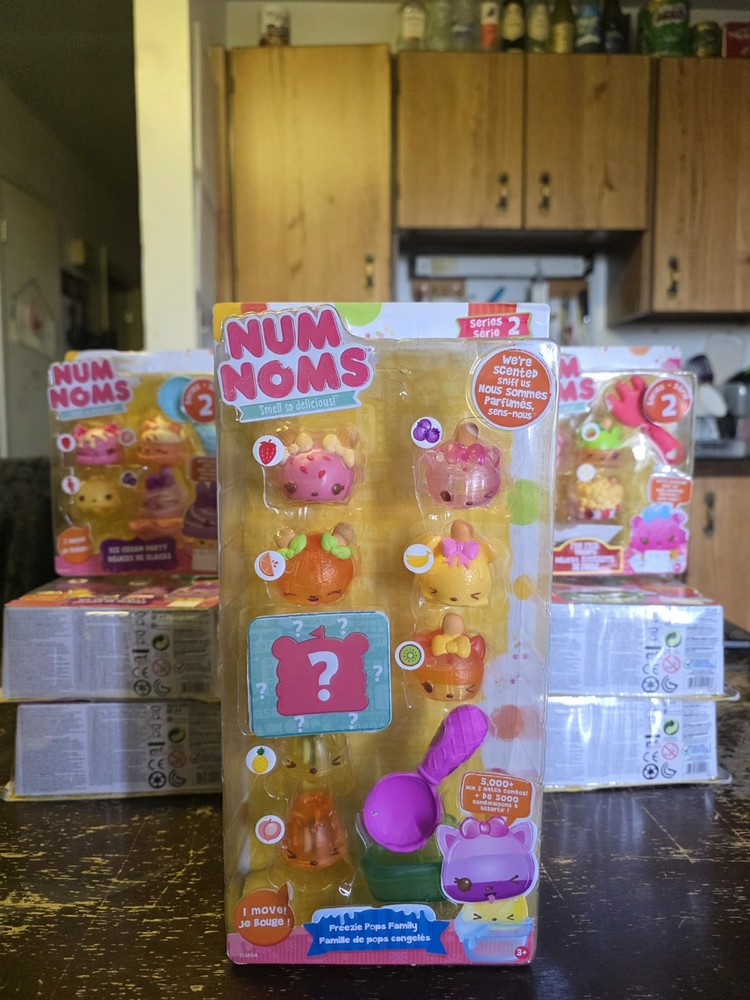 🇨🇦 Num Noms Series 2 Freezie Pops Family/Famille de Pops 8 Pack Cdn Ed Rare NM