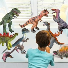 8 PCS Jumbo Dinosaur Toys for Kids Toddler 3-5 5-7 Years,Perfect Dinosaur Par…