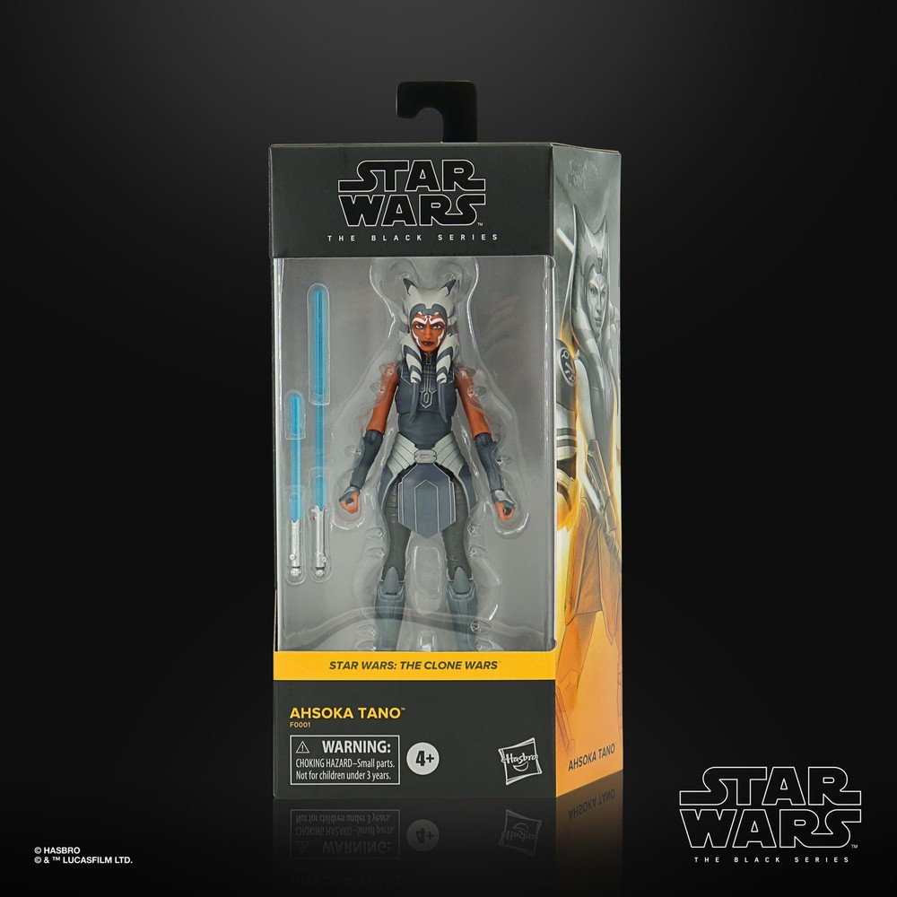 STAR WARS Black Series Ahsoka Tano 6 Inch Clone Wars Collectible Action Figure