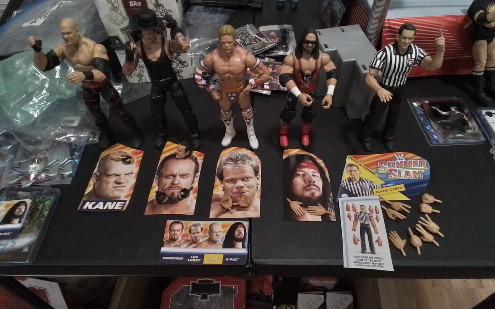 2024 WWE Mattel Elite Summer Slam Set Undertaker Kane Luger X-Pac John Cone BAF!