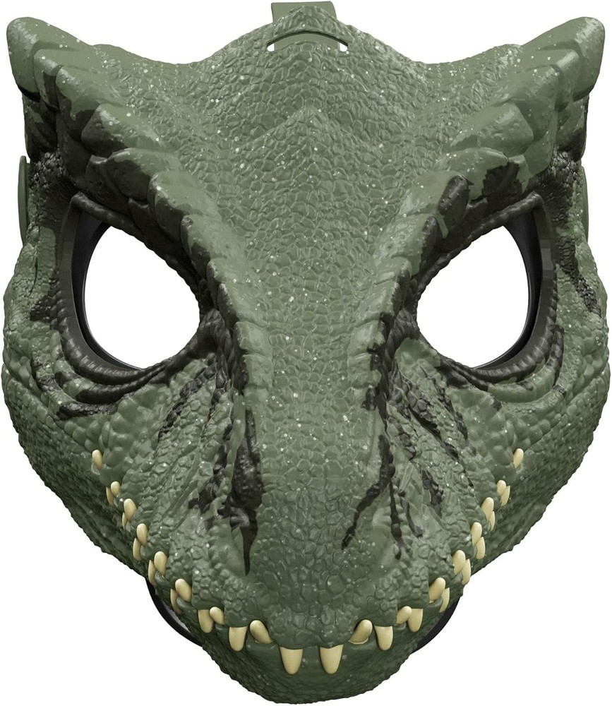 Jurassic World Dominion Giganotosaurus Mask Green Raptor Dinosaur Park Costume