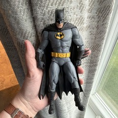 DC Comics Batman Action Figure w/ Cape Gray & Black Suit Yellow Belt 2021