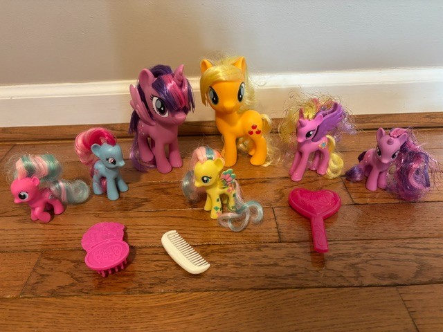 My Little Pony G4 Lot of 7 – Mrs. Dazzle Cake, Magic Twirly Treats, Fluttershy